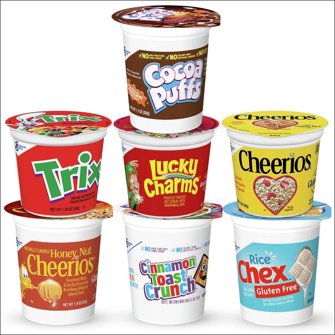 General Mills Cereals Cup Assorted Family Variety Pack (Pack of 60) General Mills Cereals Cup Assorted Family Variety Pack (Pack of 60)
