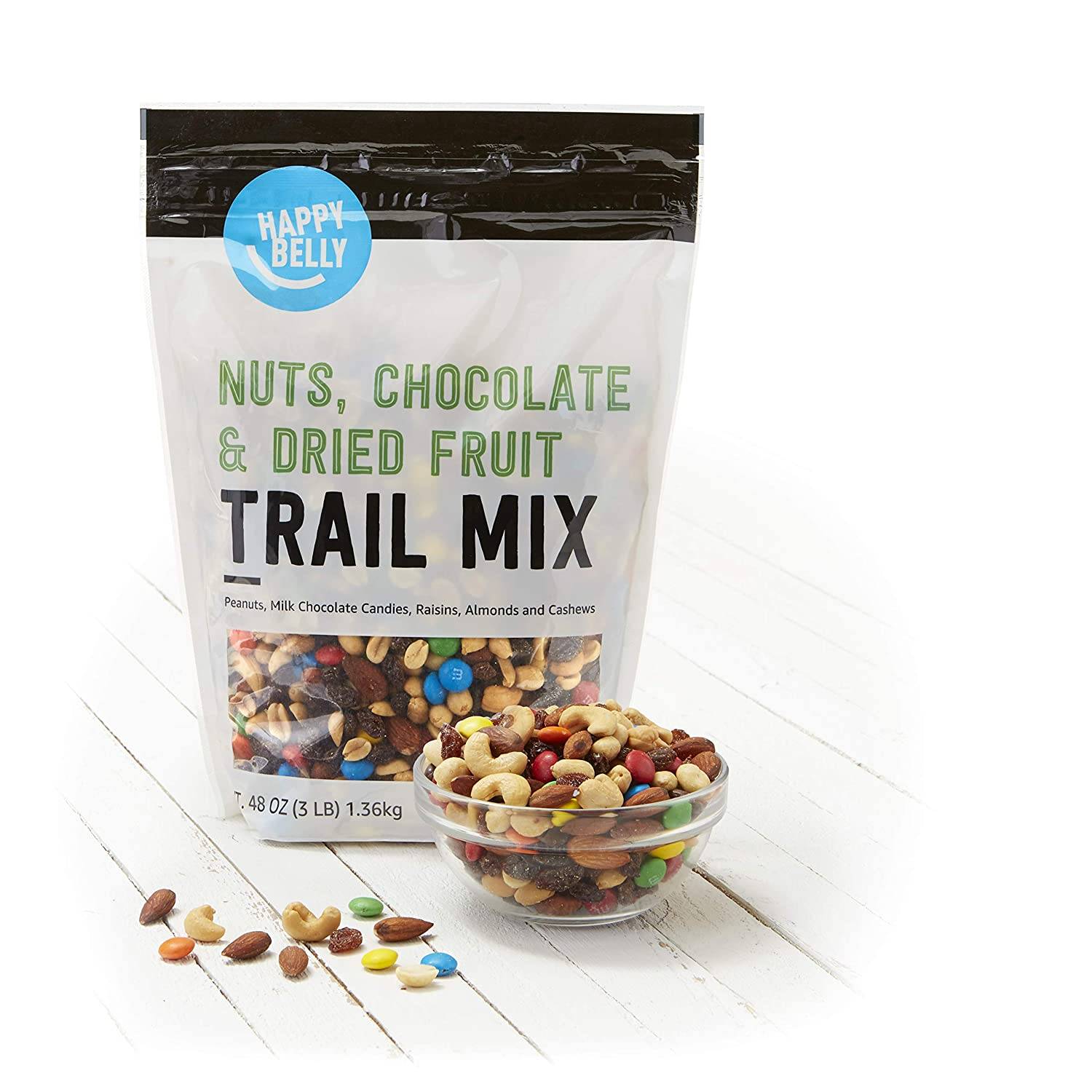 Happy Belly Nuts, Chocolate & Dried Fruit Trail Mix Happy Belly Nuts, Chocolate & Dried Fruit Trail Mix
